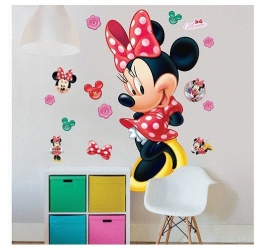 Minnie Mouse XXL Muursticker - Walltastic