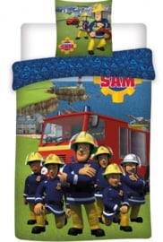 persoonlijkheid Wegversperring zal ik doen Brandweerman Sam Dekbedovertrek 140 x 200 cm | Brandweerman Sam |  Disneykamers