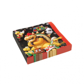 Super Mario Bros Servetten - 20 stuks