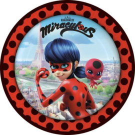 Miraculous Ladybug Feestbordjes - 8 stuks