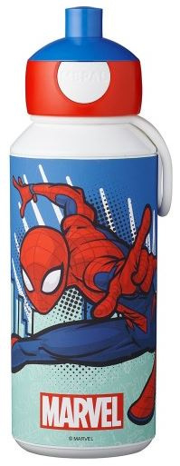 Spiderman Lunchset: Broodtrommel met Pop-up Beker - Mepal | Disneykamers