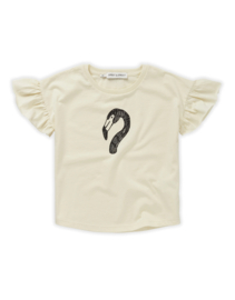 T-SHIRT RUFFLE FLAMINGO | SPROET & SPROUT