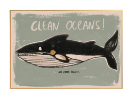 CLEAN OCEANS POSTER | STUDIO LOCO