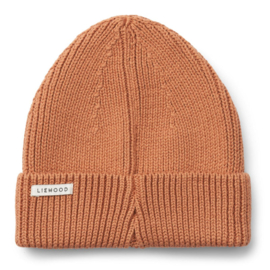 EZRA COTTON RIB BEANIE TUSCANY ROSE | LIEWOOD