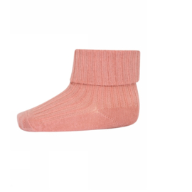 COTTON RIB BABY SOCKS ROSE DAWN | MP DENMARK