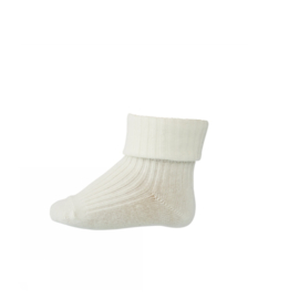 COTTON RIB BABY SOCKS SNOW WHITE | MP DENMARK