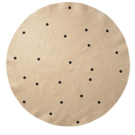 VLOERKLEED LARGE BLACK DOTS | FERM LIVING