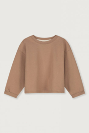 CROPPED SWEATSHIRT BISCUIT | GRAY LABEL