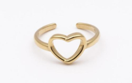 STAINLESS STEEL RING GOLD | BY JAM