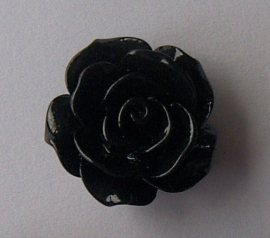 Roosjeskraal kunststof zwart