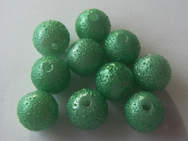 Kunststof iced parel 10 mm groen