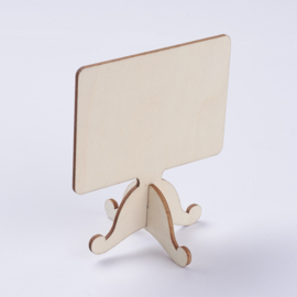 miniatuur schoolbordje op standaard