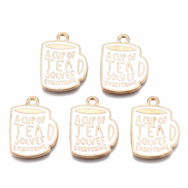 Enamel bedel a cup of tea solves erverything