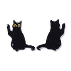 Acryl hanger zwarte kat