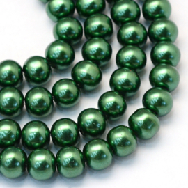 glasparel 8mm flessegroen (kleurnr 71), 25 stuks