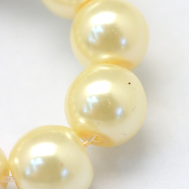glasparel 8mm lemon chiffon (kleurnr 21), 25 stuks
