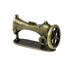 Bedel naaimachine antiek bronskleur
