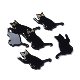 Acryl hanger zwarte kat