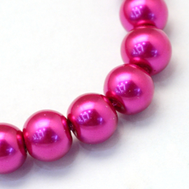 glasparel 8mm camellia (kleurnr 17), 25 stuks