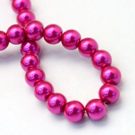 glasparel 8mm camellia (kleurnr 17), 25 stuks