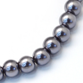 glasparel 8mm donkergrijs (kleurnr 73), 25 stuks