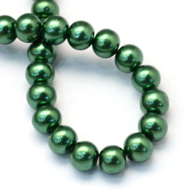 glasparel 8mm flessegroen (kleurnr 71), 25 stuks