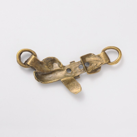 Connector riem in antiek bronskleur