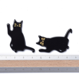 Acryl hanger zwarte kat