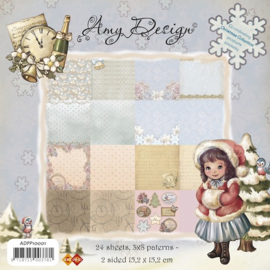 Paperblock Amy design Kerst
