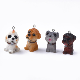 Resin hanger hondje