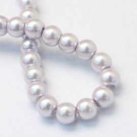 glasparel 6mm lavendel, 25 stuks