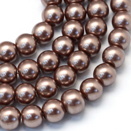glasparel 8mm camel (kleurnr 78), 25 stuks