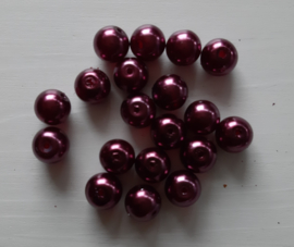 glasparel donkerrood 8mm