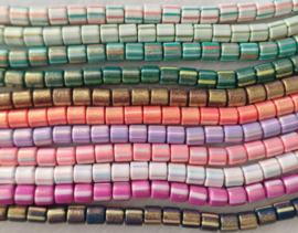 Fimokralen kolom met glitter, mix 11 kleuren