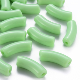Acryl gebogen buiskraal lentegroen