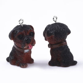 Resin hanger hondje