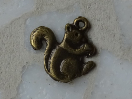 Bedel antiek brons eekhoorn