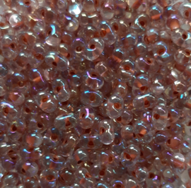Miyuki Berry Beads Dark peach lined crystal AB (275)
