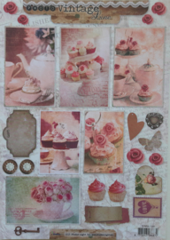 Studio Light - Vintage Line - cupcakes