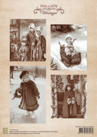 Knipvel Nellie's Vintage - Merry Christmas