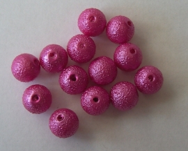 Kunststof iced parel fuchsia