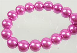 Glasparel 13 mm roze