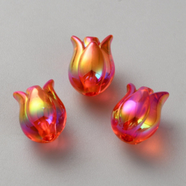 Kraal rode tulp, 5 stuks