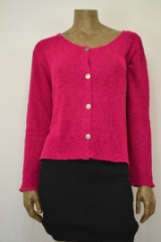 Billy B Vest Cardigan Marijke fucsia