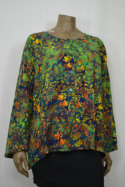 Disini Blouse Afke groen / oranje / geel