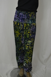 Billy B Pant Aladin Suave pijpen met elastiek zwart geel/blauw/grijs