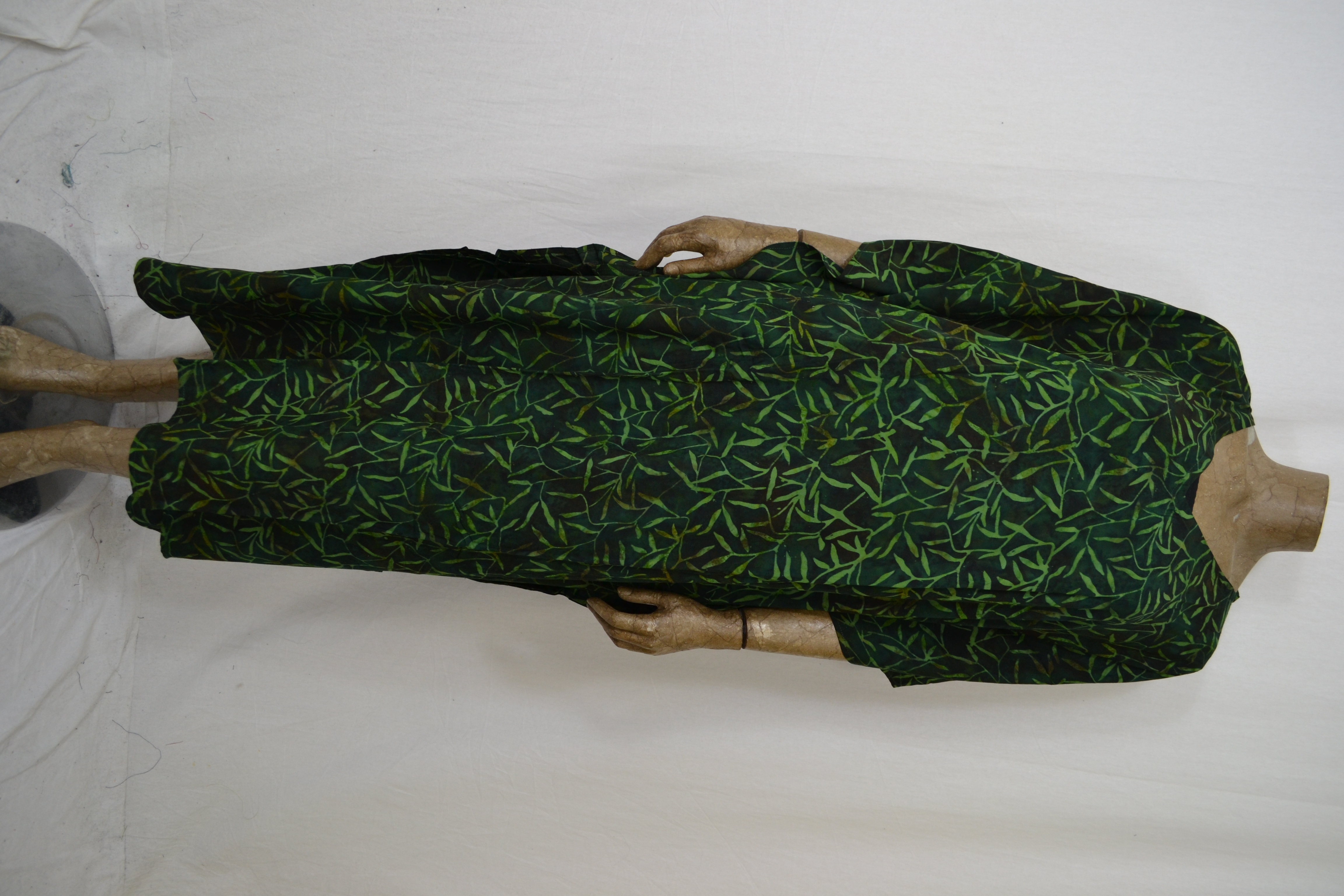 Billy B Long Poncho Kaftan groen