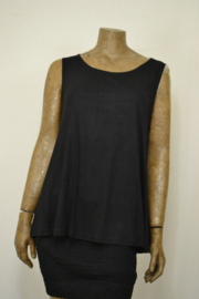 Normal Crazy shirt-10 . Top Aline 67cm  Zwart