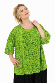 Luna Blouse 69 blacklimekrbl