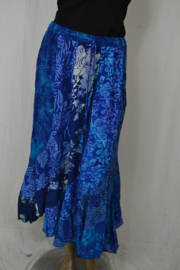 Billy B Rok 091 fel blauw patch met schuine banen